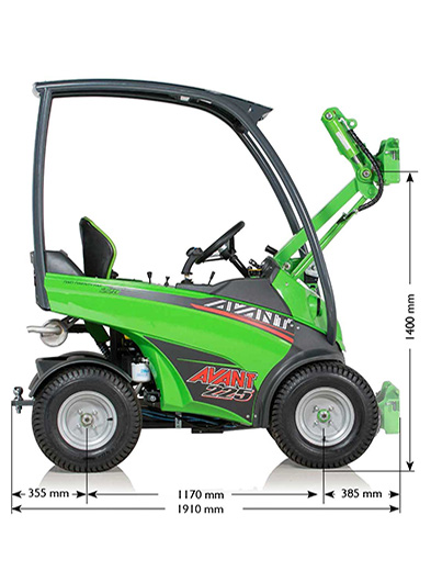 Avant 225 Dimensions